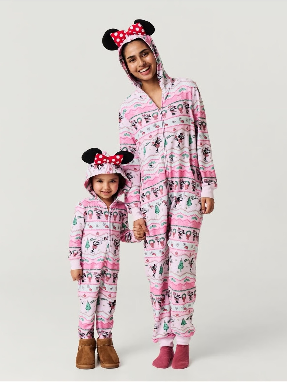 POSH PEANUT DISNEY MINNIE FAIR ISLE PACCI™ HOODED JUMPSUIT - Picture 3 of 10